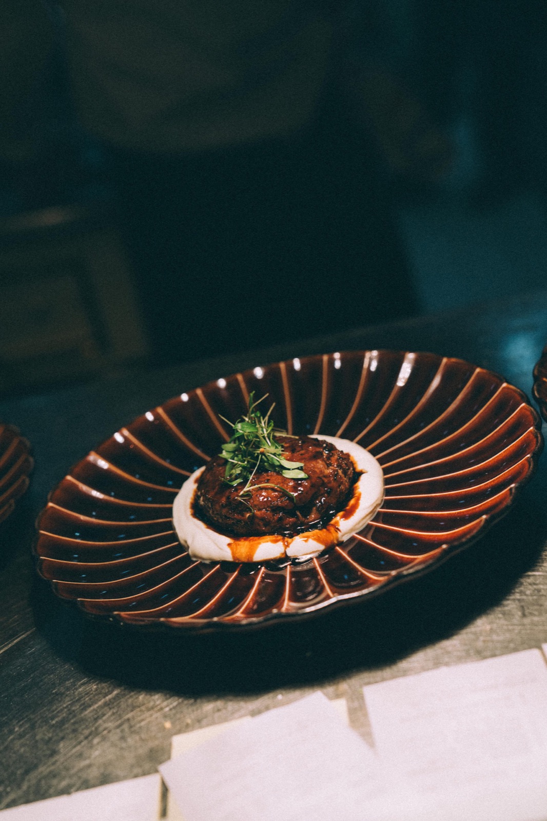 Kefta et labneh, cuisine du Brach